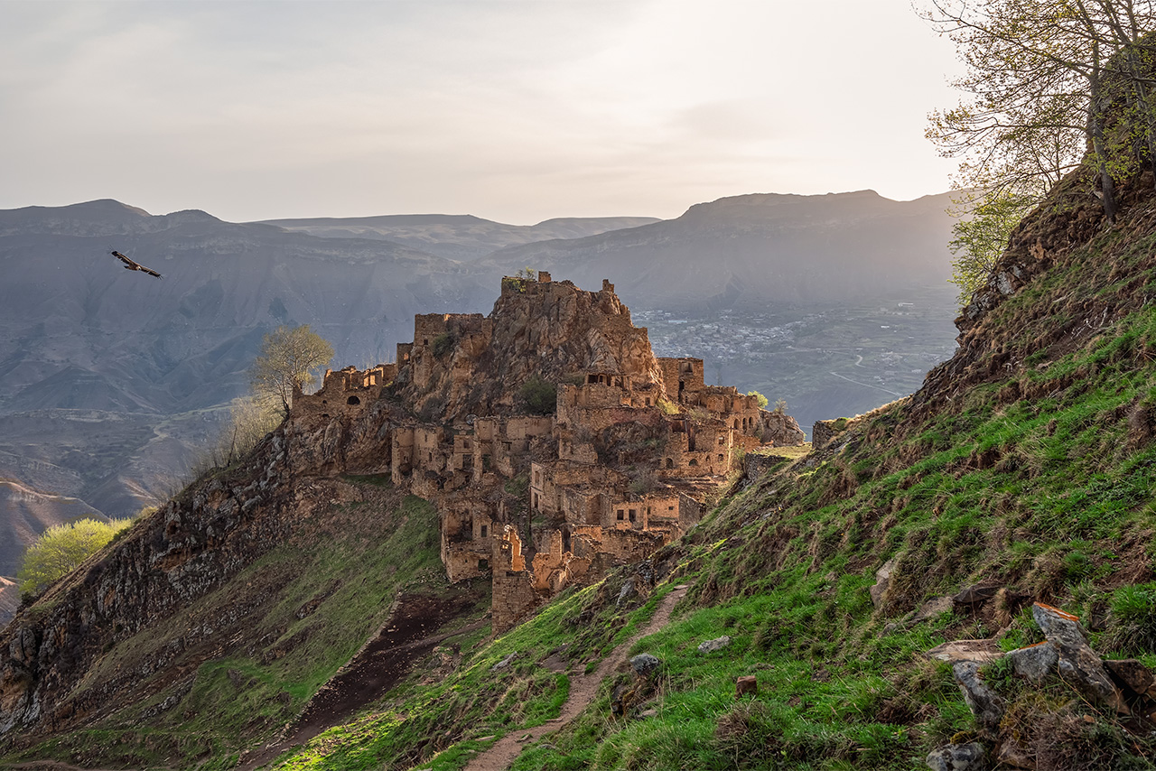 Село призрак в Дагестане Гамсутль